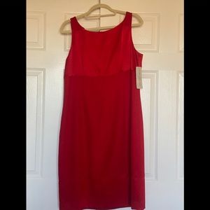 BRAND NEW WITH TAGS Evan Picone bright red dress